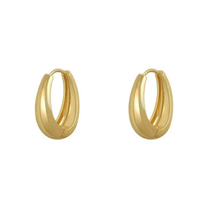 Metal Hoop Earrings - Gold & Silver