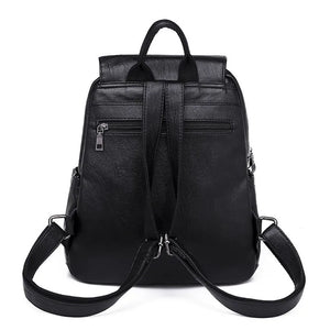 Women's Backpack  Travel Large Backpack PU Leather Handbag  Schoolbag For Girls Women's bag Female Shoulder Back mochila