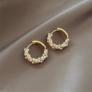 LONDON Golden Hoop Earrings