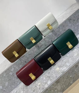 Women’s Genuine Leather Shoulder Bag 2022 Trend Brand Small Square Bags Luxury Designer Handbag Fashion Messenger BagsTofu Bags