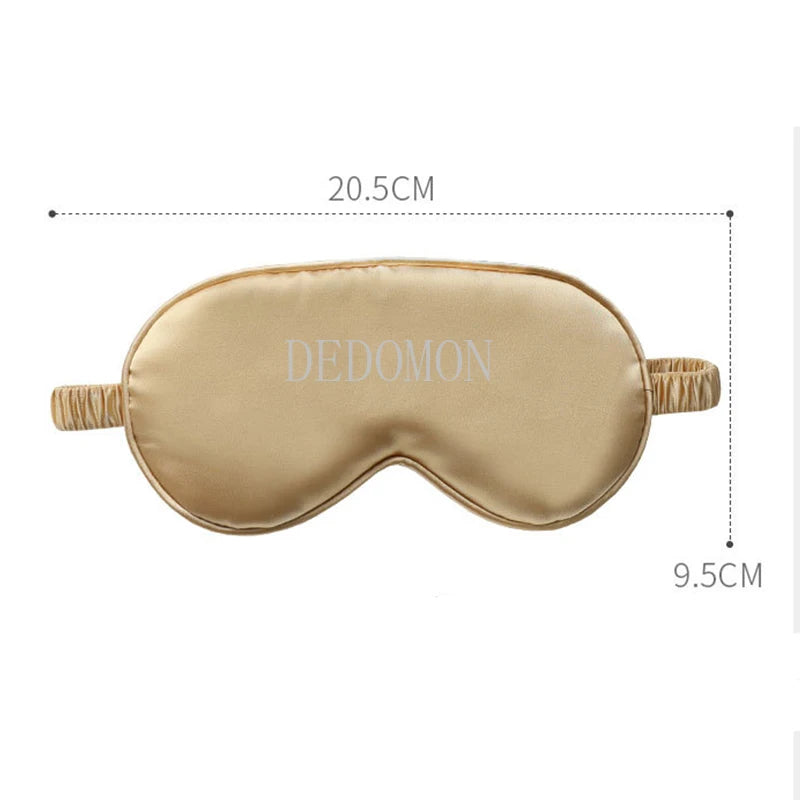 3Pcs Set Women Imitated Silk Sleep Eye Mask Eye Patches Face Mask Eyeshade Blindfold Travel Rest Eye Cover Night Eyeshade