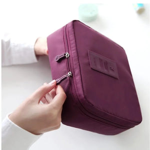 Outdoor Girl Cosmetic Bag Makeup Bag Women Toiletries Organizer Waterproof  Storage   for  Cosametics Fashion Make up Pouch Case