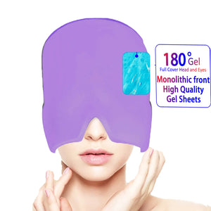 Migraine Relief Hat headache hat Gel Hot Cold Therapy Ice Cap For Relieve Pain  Ice Hat Eye Mask