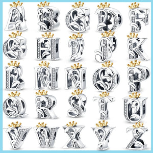 2023 New Charm Fits Original Pandora Bracelets 925 Sterling Silver Femininity English Letters Beads Women Pendant Bead Jewelry