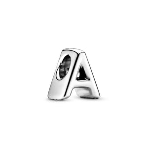 Hot Sale 925 Sterling Silver Letter A-Z Alphabet Charms Beads Fit Original Pandora Bracelet Necklace For Women Fine DIY Jewelry