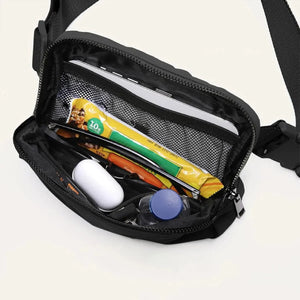 Men And Women Casual Outdoor Sports Large Capacity Waterproof Chest Bag Nylon Waist Bag Mobile Phone Bag Messenger Bag