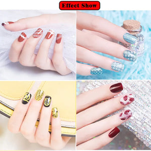 Mobray 8ML Nail Stamping Gel Polish Black White Colorful Painting Polish Semi Permanent Soak Off UV Stamp Gel For Nail Art