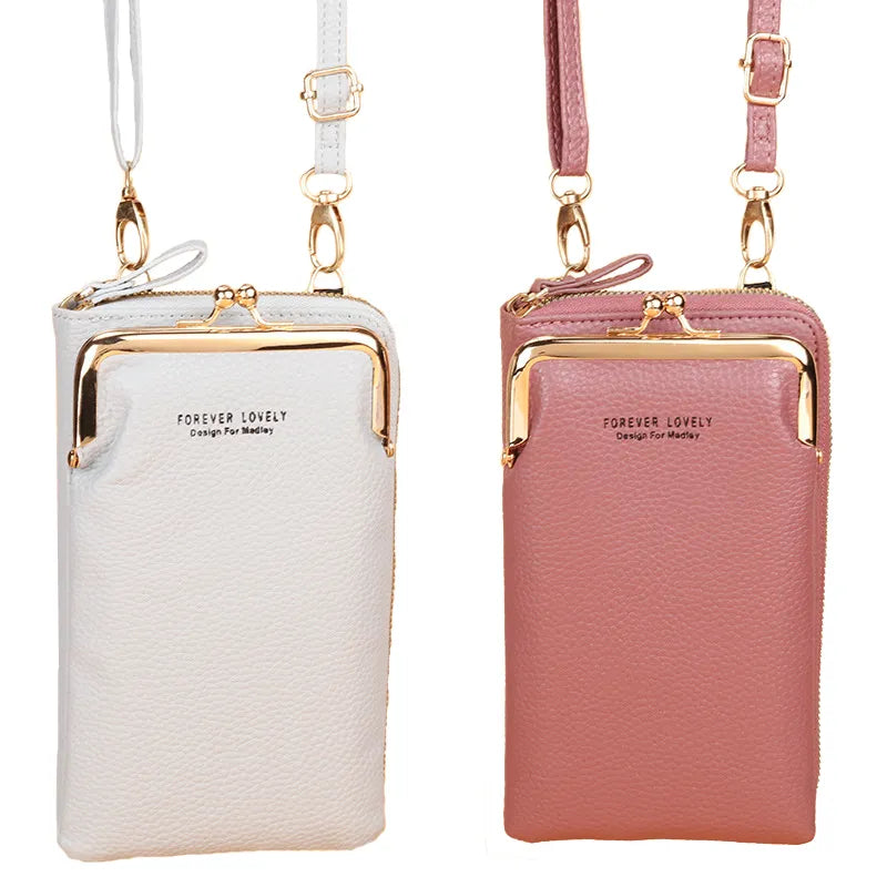 Women's Handbag Cell Phone Purse Shoulder Bag Female Luxury Ladies Wallet Clutch PU Leather Crossbody Bags for Women